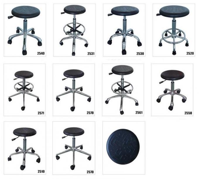 Industrial Ergonomic Diameter 340mm Clean Room Stools